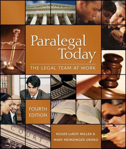 Paralegal Today by Roger LeRoy Miller