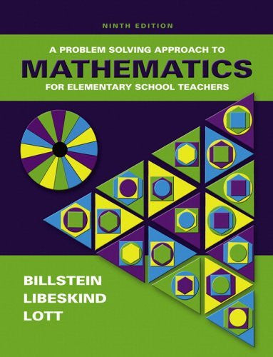 Problem Solving Approach To Mathematics For Elementary School