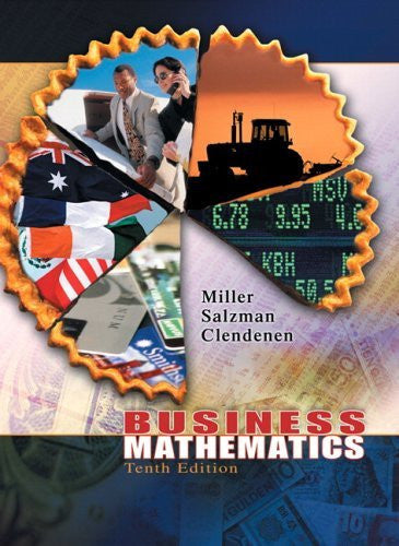 Business Mathematics by Charles D Miller / Clendenen