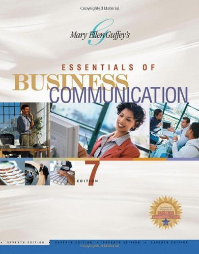 Essentials of Business Communication by Mary Ellen Guffey