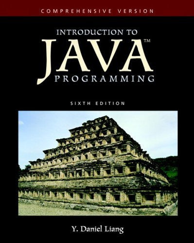 Introduction To Java Programming Comprehensive by Y Daniel Liang