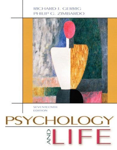 Psychology And Life by Richard Gerrig
