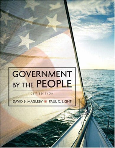 Government By The People Election Edition by David B Magleby