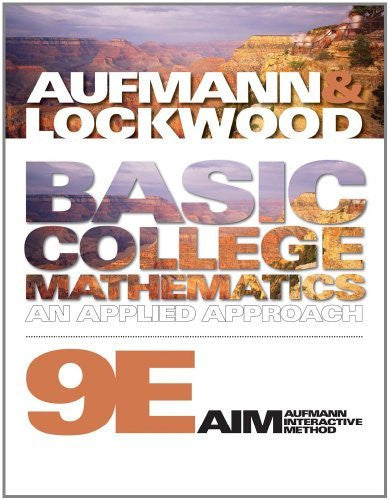 Basic College Mathematics by Richard N Aufmann