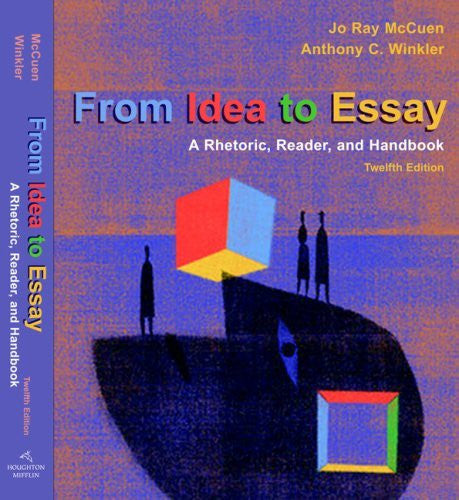 From Idea To Essay by Jo Ray McCuen-Metherell