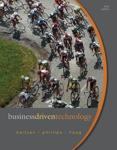 Business Driven Technology by Paige Baltzan