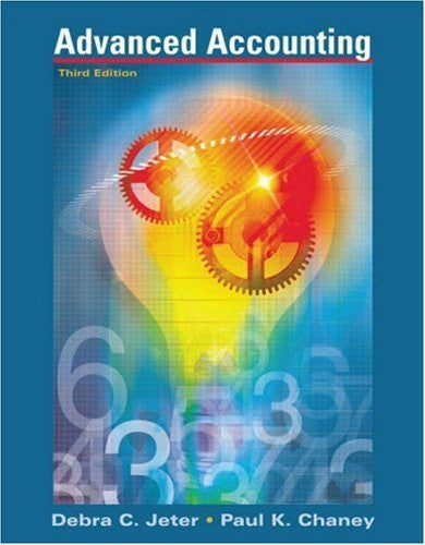 Advanced Accounting by Debra C Jeter