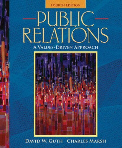 Public Relations by David W Guth