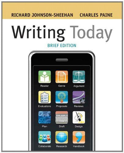 Writing Today by Richard Johnson-Sheehan