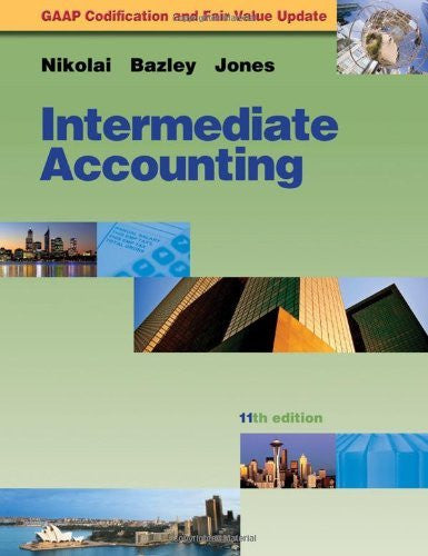 Intermediate Accounting by Loren A Nikolai