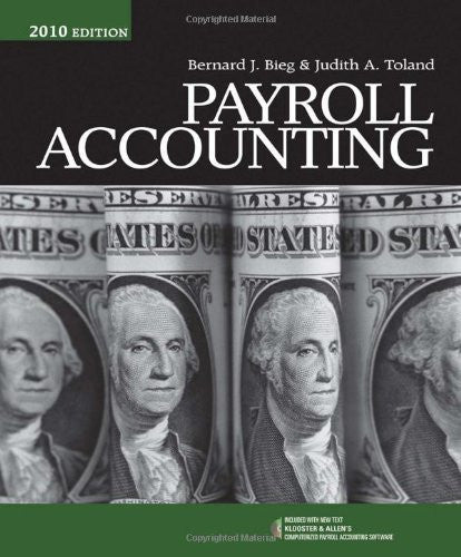 Payroll Accounting by Bernard J Bieg