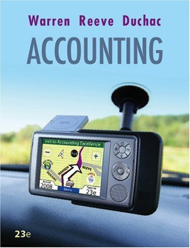 Accounting by Carl S Warren