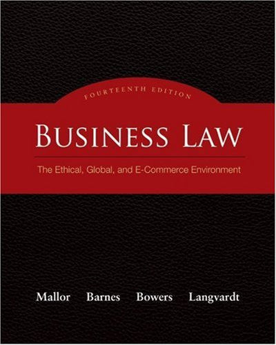 Business Law by Jane Mallor