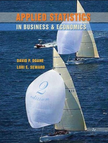 Applied Statistics In Business And Economics by David Doane