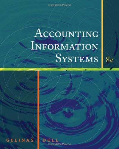 Accounting Information Systems by Ulric J Gelinas