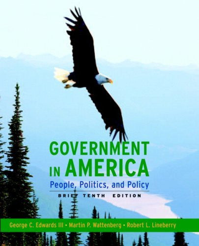 Government In America Brief Edition by George C Edwards