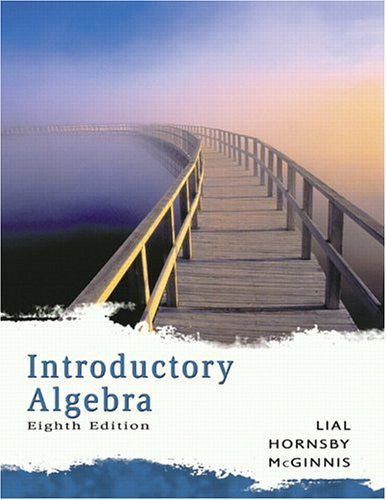 Introductory Algebra by Margaret L Lial
