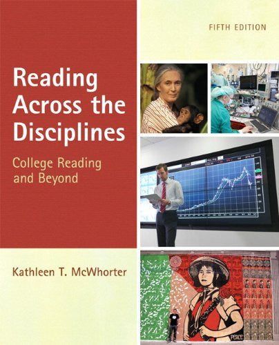 Reading Across The Disciplines by Kathleen T McWhorter
