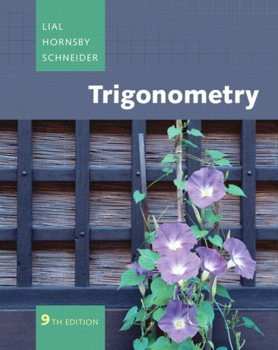 Trigonometry by Margaret L Lial