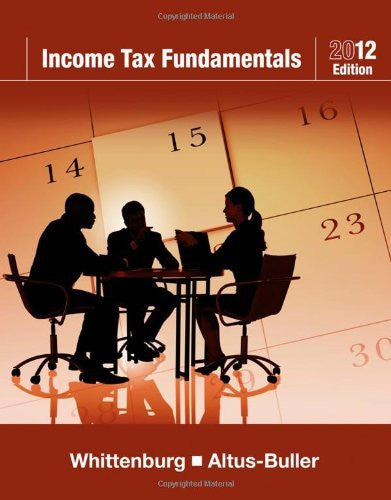 Income Tax Fundamentals by Gerald E Whittenburg