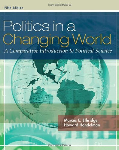 Politics In A Changing World by Marcus E Ethridge
