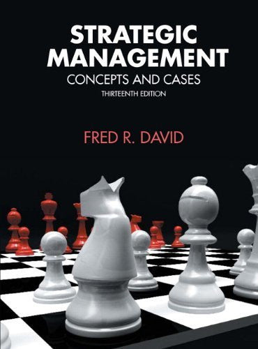 Strategic Management by Fred R David