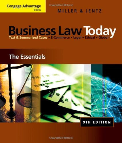 Business Law Today The Essentials by Roger LeRoy Miller