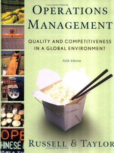 Operations and Supply Chain Management by Roberta S Russell