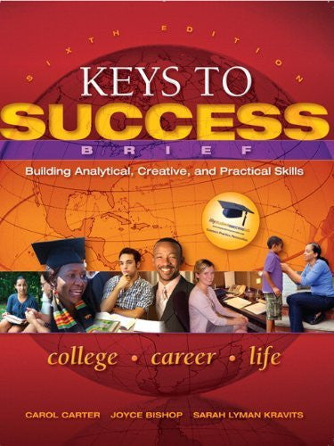 Keys To College Success by Carol J Carter