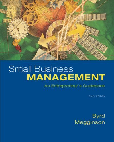 Small Business Management by Mary Jane Byrd