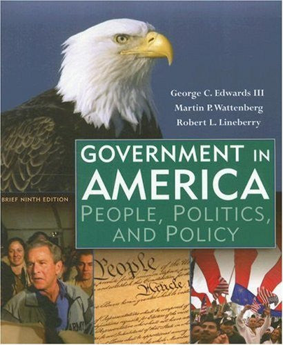 Government In America Brief Edition by George C Edwards