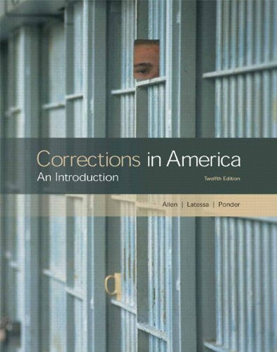 Corrections In America by Harry E Allen