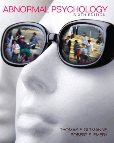 Abnormal Psychology by Thomas F Oltmanns