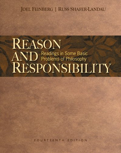 Reason And Responsibility by Joel Feinberg