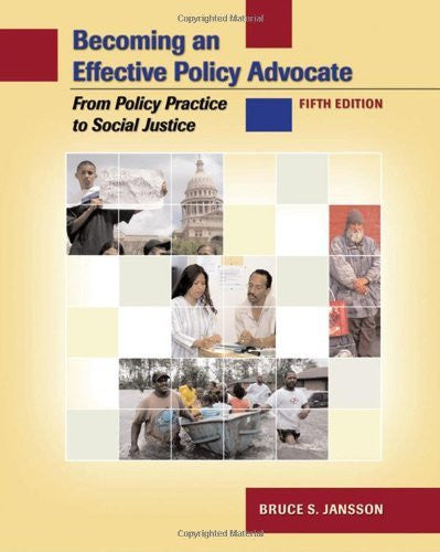 Becoming An Effective Policy Advocate by Jansson
