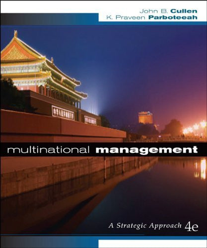 Multinational Management by John B Cullen
