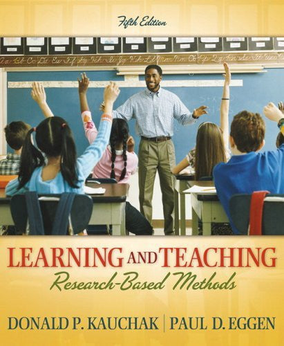 Learning And Teaching by Don P Kauchak