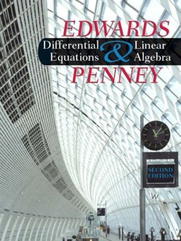 Differential Equations And Linear Algebra by C Henry Edwards