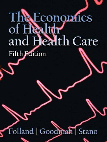 Economics of Health And Health Care by Sherman Folland