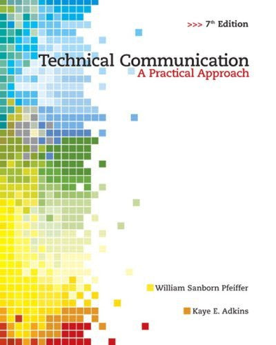 Technical Communication by William S Pfeiffer