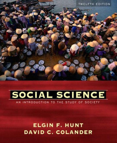 Social Science by Elgin F Hunt