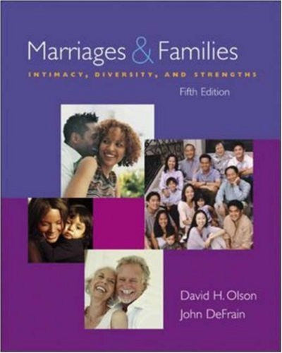 Marriages And Families by David Olson
