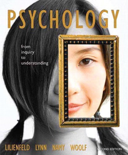 Psychology From Inquiry To Understanding by Scott O Lilienfeld