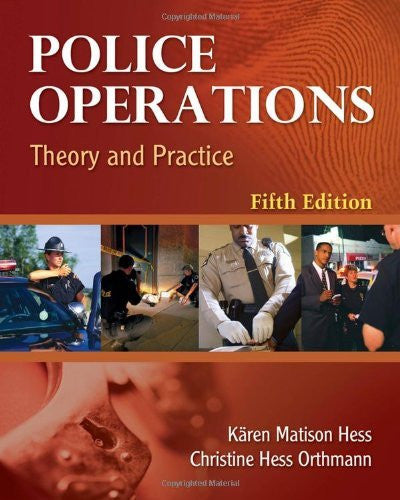 Police Operations by K?-¦ren M Hess
