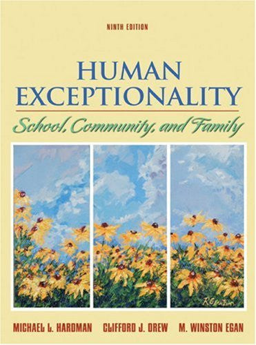 Human Exceptionality by Michael L Hardman