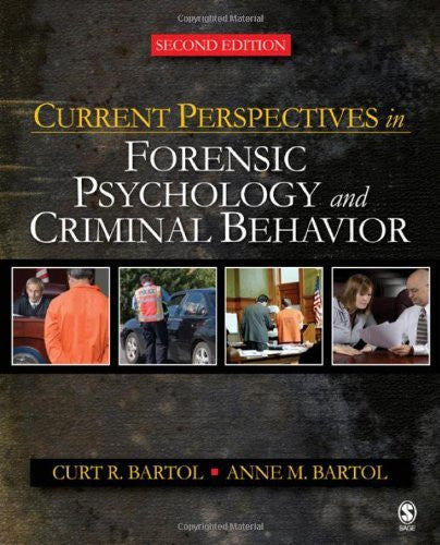 Current Perspectives In Forensic Psychology And Criminal Behavior by
