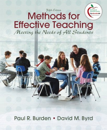 Methods For Effective Teaching by Paul R Burden / Burden & Byrd