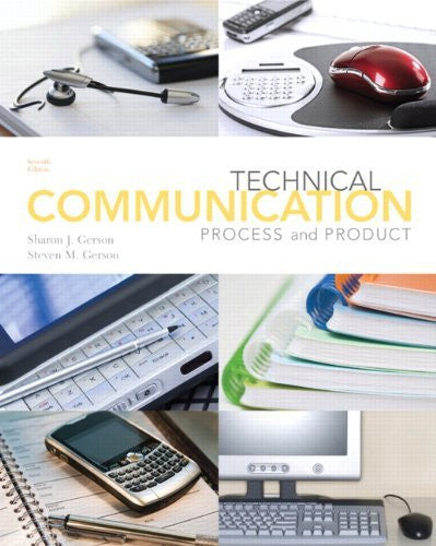 Technical Communication Process And Product by Sharon Gerson