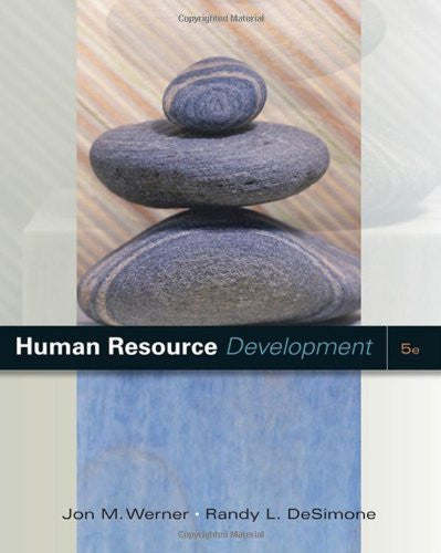 Human Resource Development by Jon M Werner