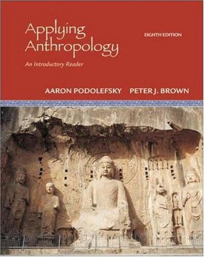 Applying Anthropology by Aaron Podolefsky